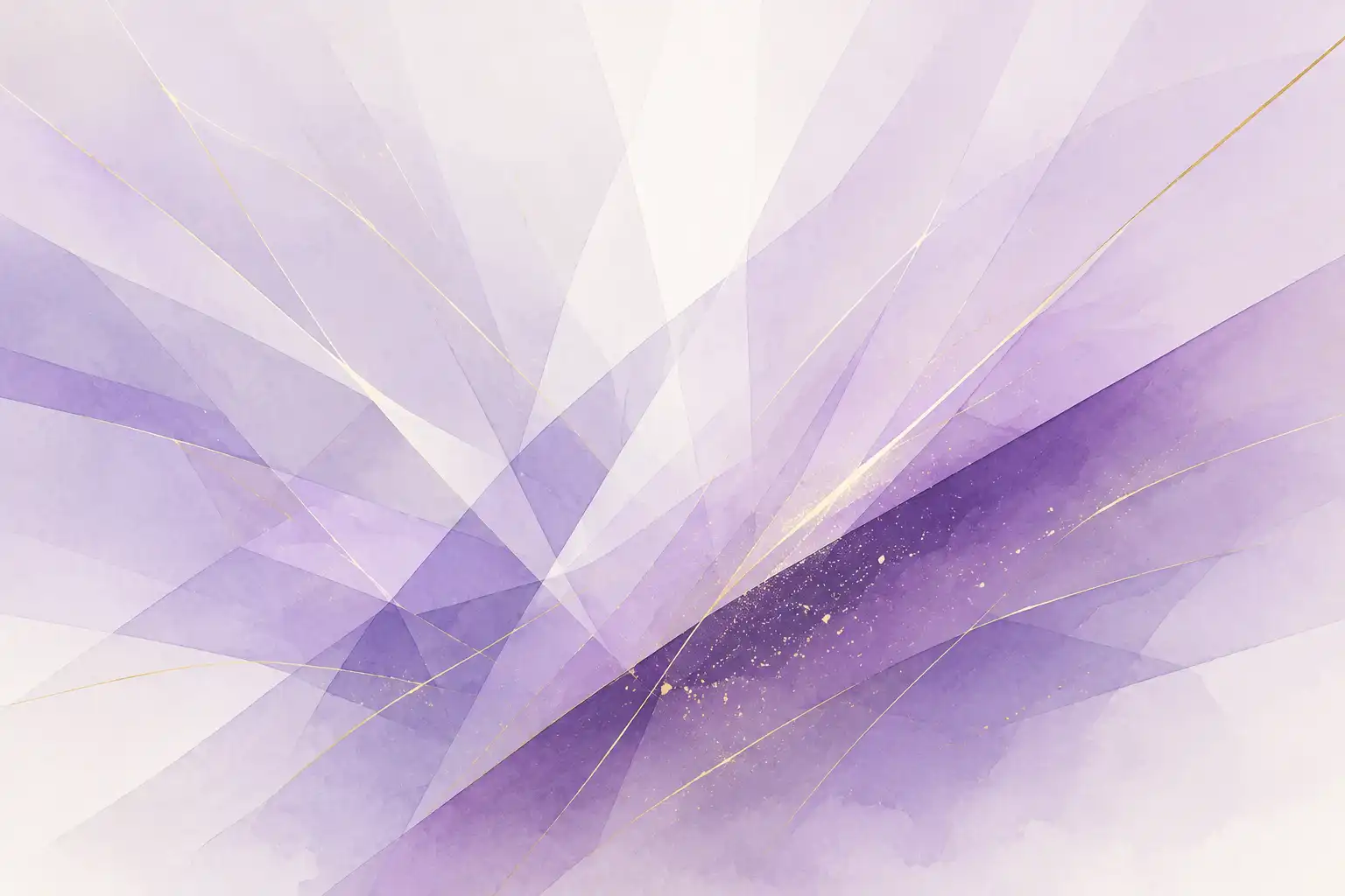 Abstract composition inspired by the visual identity of Amethyst Radiotherapy