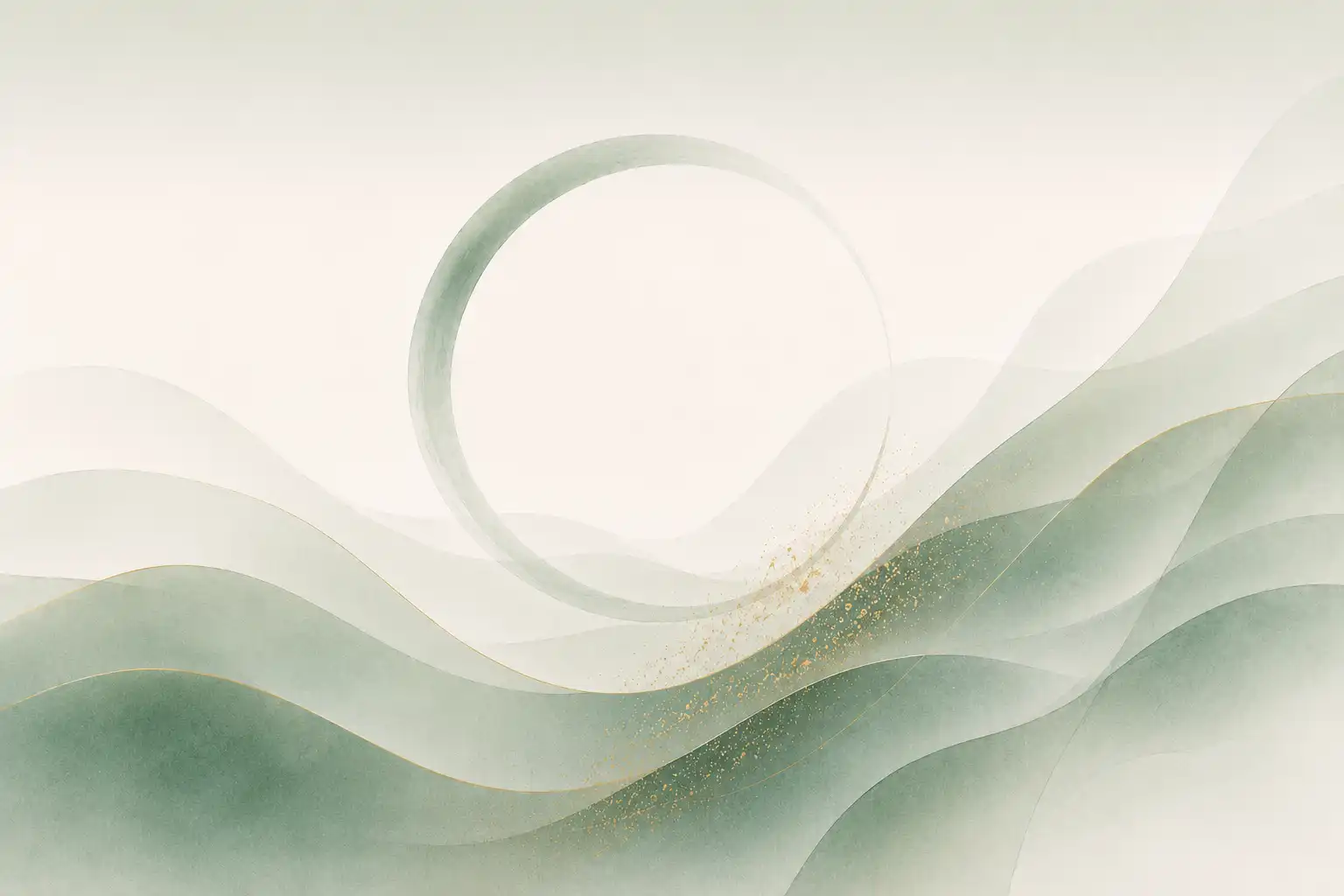 Abstract composition inspired by the visual identity of Doebling Private Hospital