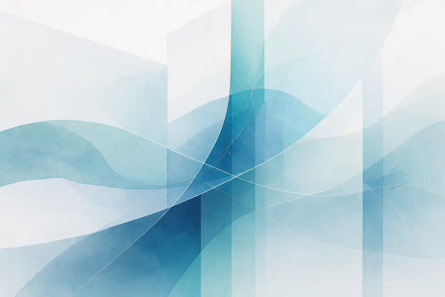 Abstract composition inspired by the visual identity of Medicana International Istanbul